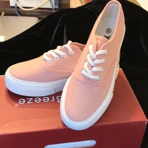 Nature Breeze blush canvas tennis shoes